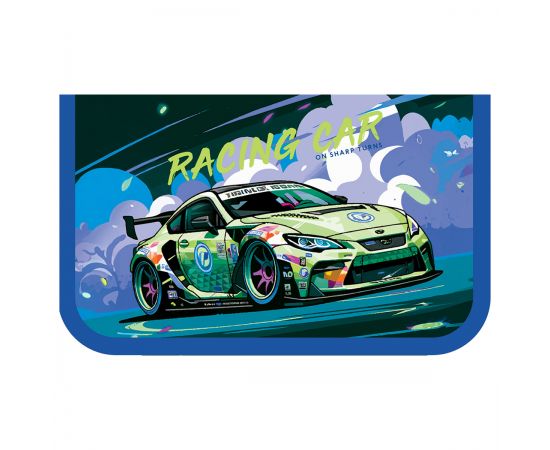 Пенал 1 отделение, 190*115 ArtSpace "Racing", ламинированный картон, софт-тач ПК1_59927