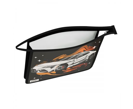Папка для тетрадей 1 отделение, ArtSpace "Sports coupe", А5, пластик, на молнии ПТ-715Л0005