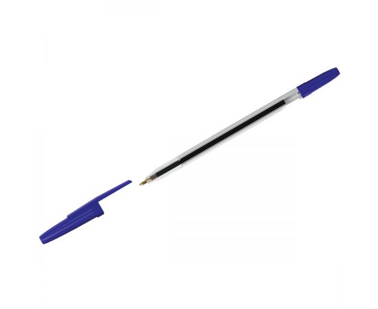 Ручка шариковая СТАММ "Оптима" синяя, 1,0мм РШ-30376