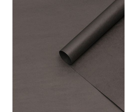 Бумага упаковочная крафт «чёрный»,50×70 см 10338324