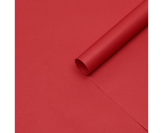 Бумага упаковочная крафт «Красный»,50×70 см 10338329