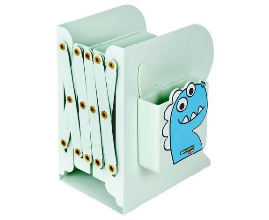 Подставка-держатель для книг и учебников BRAUBERG KIDS "Dino",органайзер, раздвижная, металл, 238067 238067