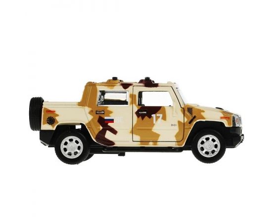 Машина металл свет-звук HUMMER H2 PICКUP КАМУФЛЯЖ 12 см, двери, багажн 340971 340971