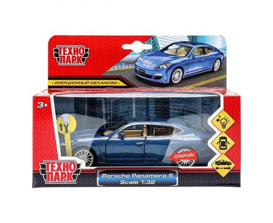 Машина металл свет-звук PORSCHE panamera, 15,5 см, двери, инерция 380121 380121