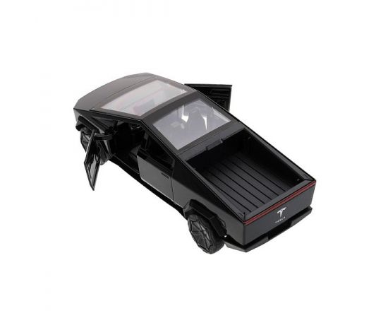 Машина металл свет-звук tesla cybertruck 13,7см, дв,ин,МАТОВЫЙ черный 383478 383478