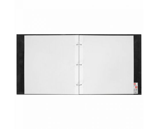 Фотоальбом BRAUBERG "Premium Black" 20 магнитных листов 30*32см, под кожу, черный, 391186 391186