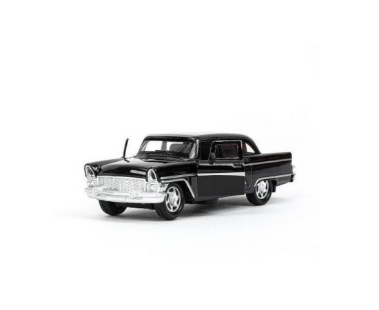 Машина металл газ-13 "чайка" 12 см, двери, инерц, черный 392079 392079