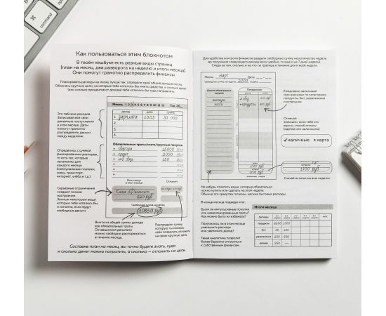 Умный блокнот CashBook А6, 68 листов CashBook for girl 4832313