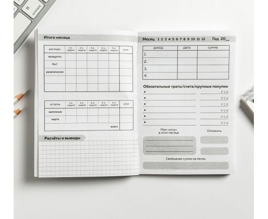 Умный блокнот CashBook А6, 68 листов CashBook for girl 4832313