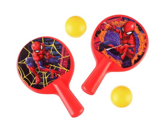 Ракетки 8×12 см, 2 мячика, Человек-паук 7751603