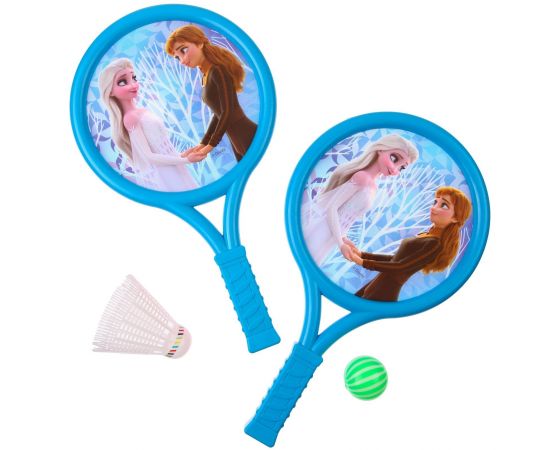 Ракетки 2 шт., воланчик и мячик, Холодное сердце 7751612