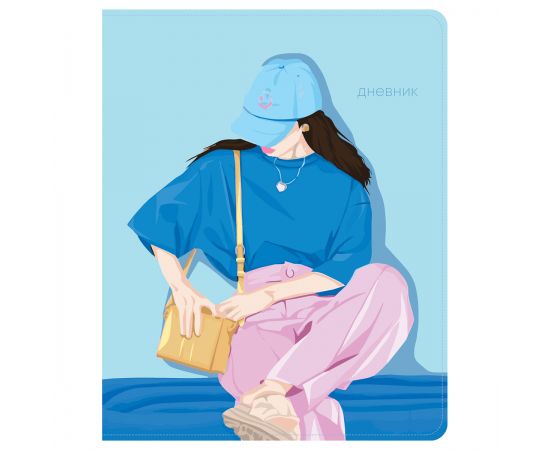 Дневник 1-11 кл. 48л. ЛАЙТ Greenwich Line "Your mood", иск. кожа, 3D УФ-печать, выб. лак, тон. блок, ляссе DSK_46880