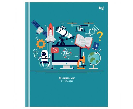 Дневник 5-11 кл. 48л. (твердый) BG "High sciences", глянцевая ламинация Д5т48_лг 64703