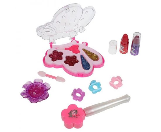 Косметика для девочек "Милая леди" (тени, помада, лак для ногтей, блеск для губ) 378430 378430