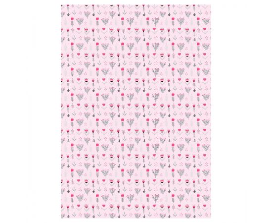 Упаковочная бумага глянц. 70*100см, MESHU "Stylish", 80 г/м2, ассорти, 5 дизайнов MS_62818