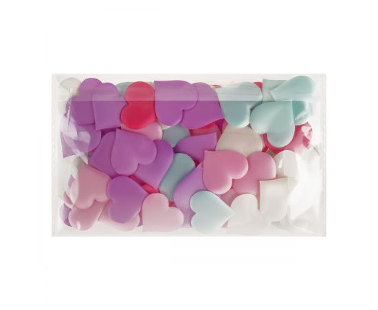 Наполнитель для подарков, 3см, "Bright hearts", MESHU, 100шт., ассорти MS_65913