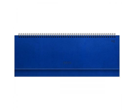 Планинг датированный 2026г., 64л., 330*130мм, кож.зам, BG "Winner.Blue", синий Pd_09641