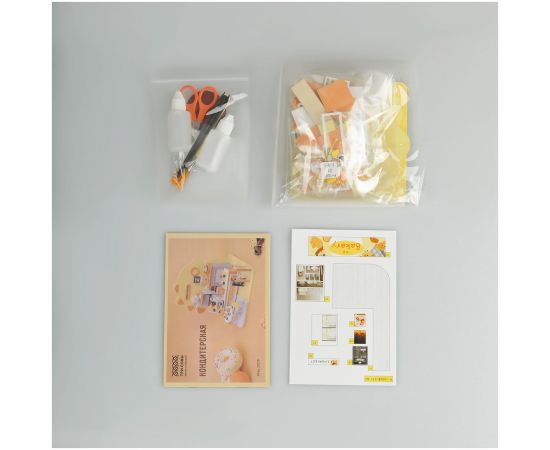 Сборная модель ТРИ СОВЫ, Румбокс "Кондитерская", инструменты, клей, картонная коробка RMm_57079