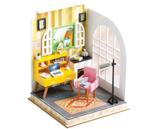 Сборная модель ТРИ СОВЫ, Румбокс "Домашний кабинет", инструменты, клей, картонная коробка RMs_57076