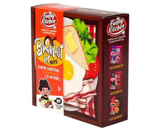 Набор для создания игрушечной еды Funny Kitchen "Breakfast set mini" SS500-40243