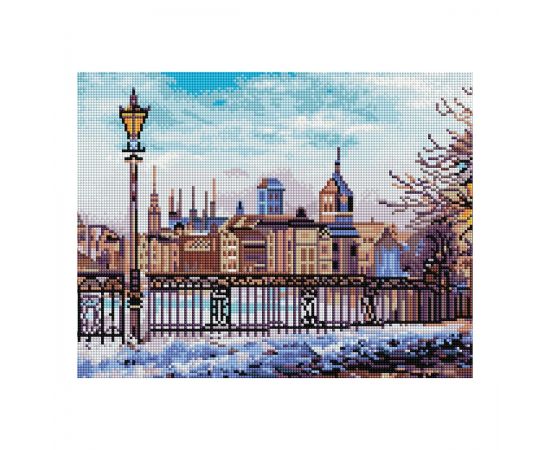 Алмазная мозаика ТРИ СОВЫ "Старый город", 30*40см, холст, картонная коробка с пластиковой ручкой АМ3040_47525