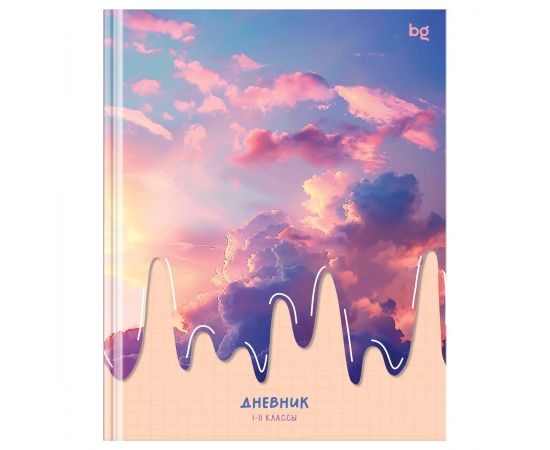 Дневник 1-11 кл. 40л. (твердый) BG "Ice cream Sky", глянцевая ламинация Д5т40_лг 64641