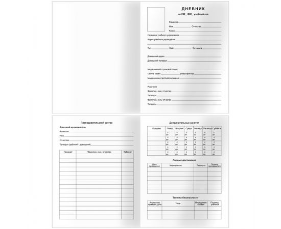 Дневник 1-4 кл. 48л. (твердый) BG "Art gymnastics", глянцевая ламинация, тиснение фольгой Д5т48_лг_тф 64627
