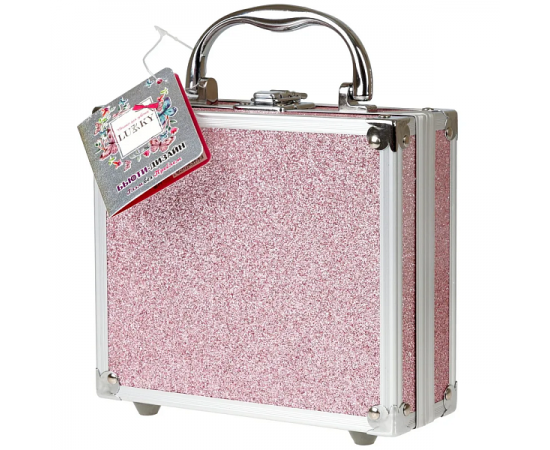 Lukky Бьюти-Дизайн Глэм без Проблем наб.в чемоданчике с зеркалом,блески д.губ,румяна,тени Т23377 Т23377