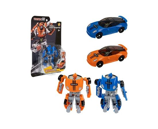 Transcar mini робот-трансформер, 8 см, блистер (в асс. 2 вида, синий и оранжевый) Т24051 Т24051