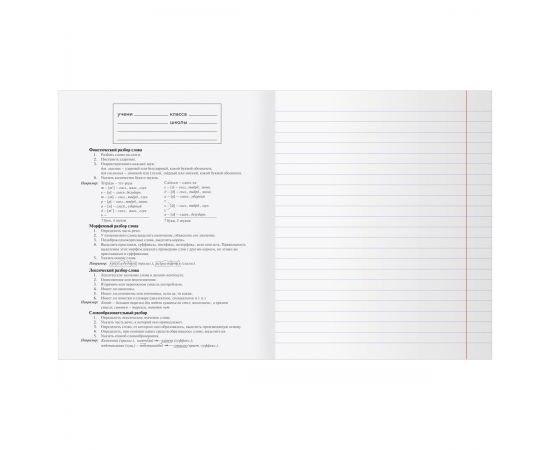 Тетрадь предметная 48л. BG "Single colour" - Русский язык, эконом ТПск48 63783