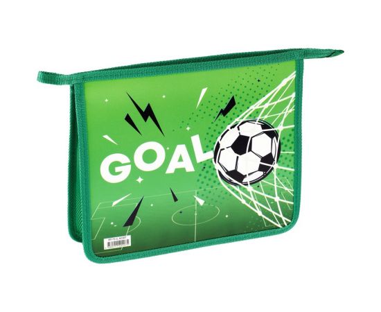 Папка для тетрадей 2 отделения А5 ArtSpace "Goal", пластик, на молнии ПТ-73-2_42207