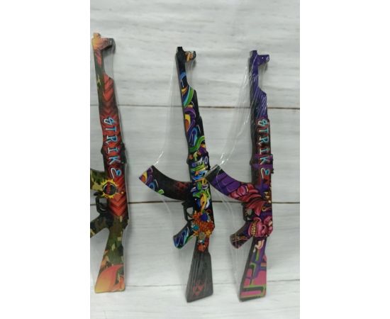 Игрушка автомат деревянный 46071774551965