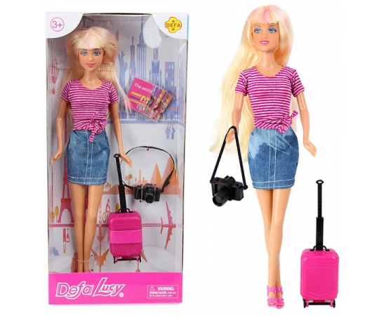 Кукла Defa Lucy "Путешественница" с аксессуарами 8377 8377