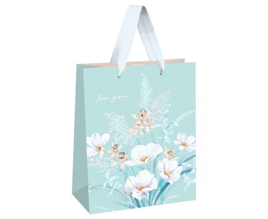 Пакет подарочный 11*14*6,5см MESHU "Bouquets", матовая ламинация MS_66222