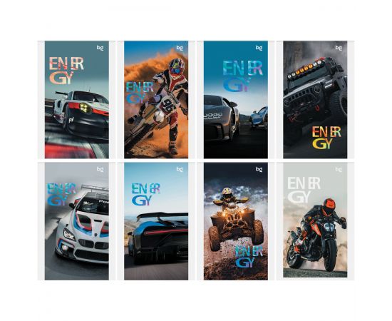Блокнот А6 48л. на скрепке BG "Racing cars" Б6ск48 62647