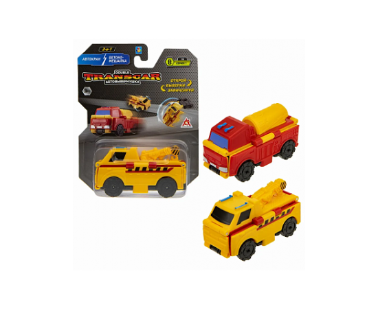 Transcar Double: Эвакуатор - Бетономешалка, 8 см, блистер Т27279 Т27279