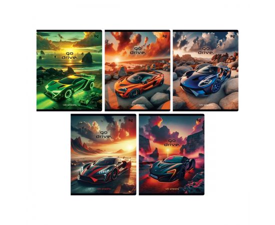 Тетрадь 40л., А5, клетка BG "Go drive" Т5ск40 60302