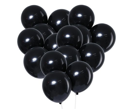 Воздушные шары латексные 12", чёрные 4986442