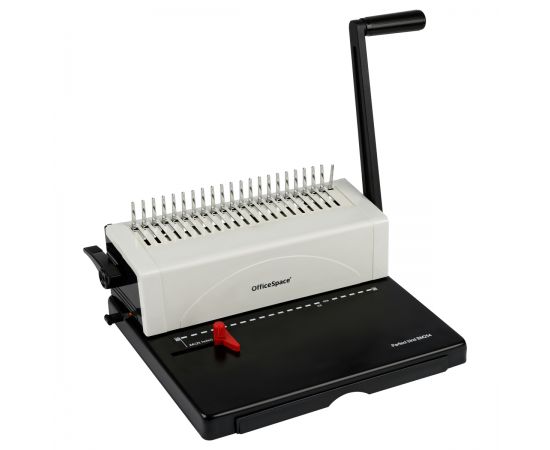Брошюровщик OfficeSpace BM254 "Perfect bind" для пластиковых пружин, пробивает 25л., сшивает 500л. BM_26819