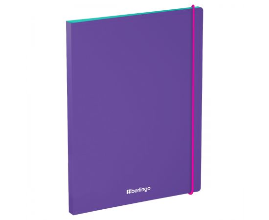Папка с 30 вкладышами Berlingo "Raze" А4, 17мм, 600мкм, с внутр. карманом, фиолетовая, софт-тач DB4_30152