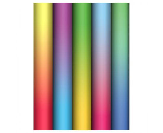 Упаковочная бумага глянц. 70*100см, MESHU "Bright gradient", 80г/м2, ассорти 5 дизайнов MS_66825