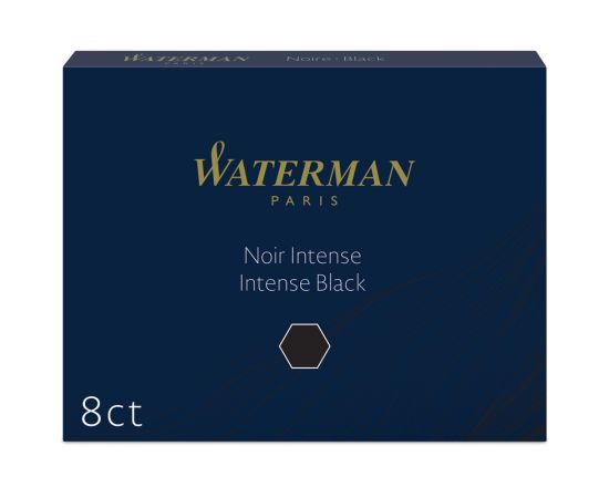 Картриджи чернильные Waterman Standart, черный, 8шт., картонная коробка S0110850