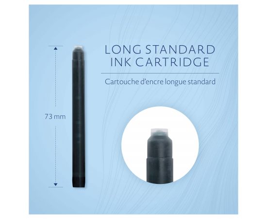 Картриджи чернильные Waterman Standart, черный, 8шт., картонная коробка S0110850