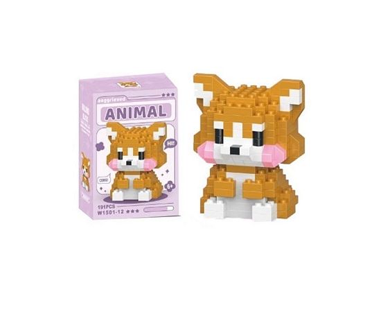 Конструктор Корги (191 дет.) в коробке W1501-12 W1501-12