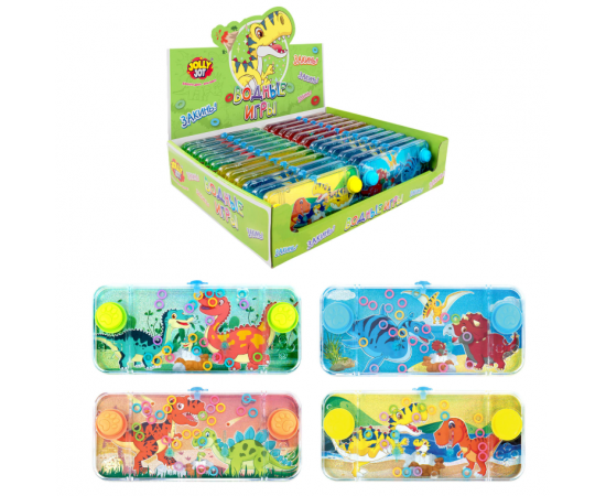 Водная игра ДИНОЗАВРИКИ, 15*7 см, колечки, ассорти, 4 вида, JOLLY JOT (ДЖОЛИ ДЖОТ), 665998 665998