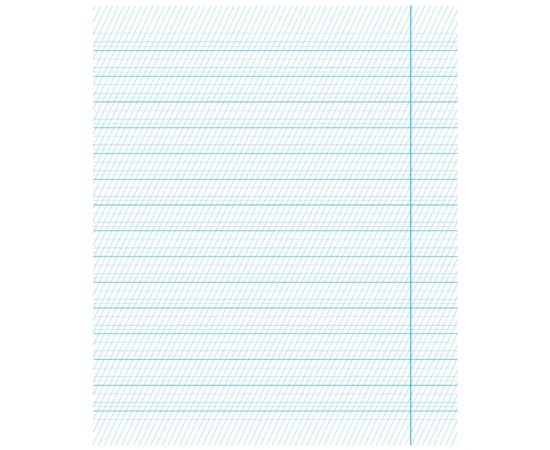 Тетрадь 12л., "Учусь писать красиво" (№3), голубая 46071774552071