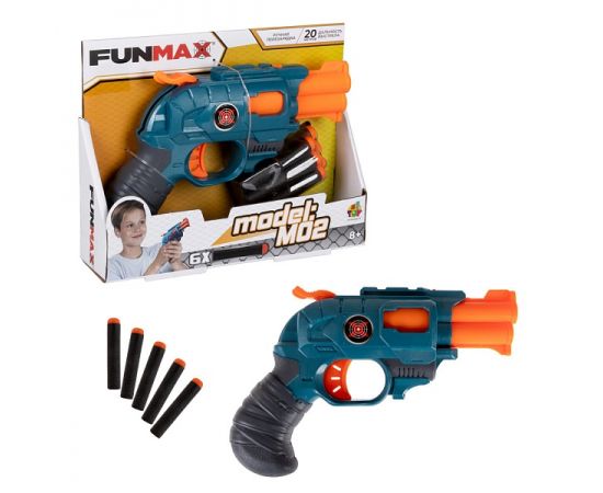 Funmax "M02" бластер механич., 2 ствола, в компл. 6 EVA снарядов Т24233 Т24233