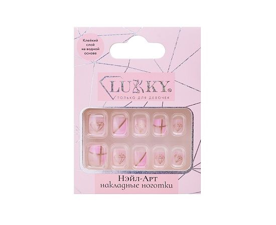 Lukky Нэйл-Арт наб. Diamond Graphics (10 накладных ногтей) Т26739 Т26739