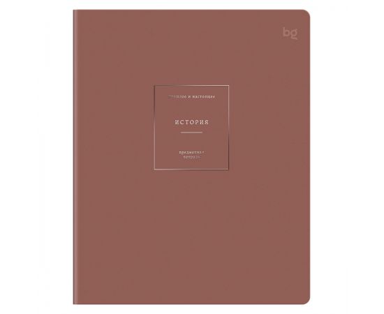 Тетрадь предметная 48л. BG "Сolor object" - История, soft-touch ламинация, тиснение фольгой, 70г/м2 ТП5ск48_лс_тф 09161