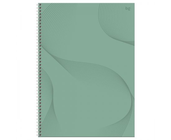 Тетрадь 160л., А4 клетка на гребне BG "Mint mood", soft-touch ламинация, выб. лак, твердая обложка ТТ4гр160_лс_вл 67188